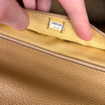 Chanel Beige Calfskin Kelly Top Handle Bag 2001