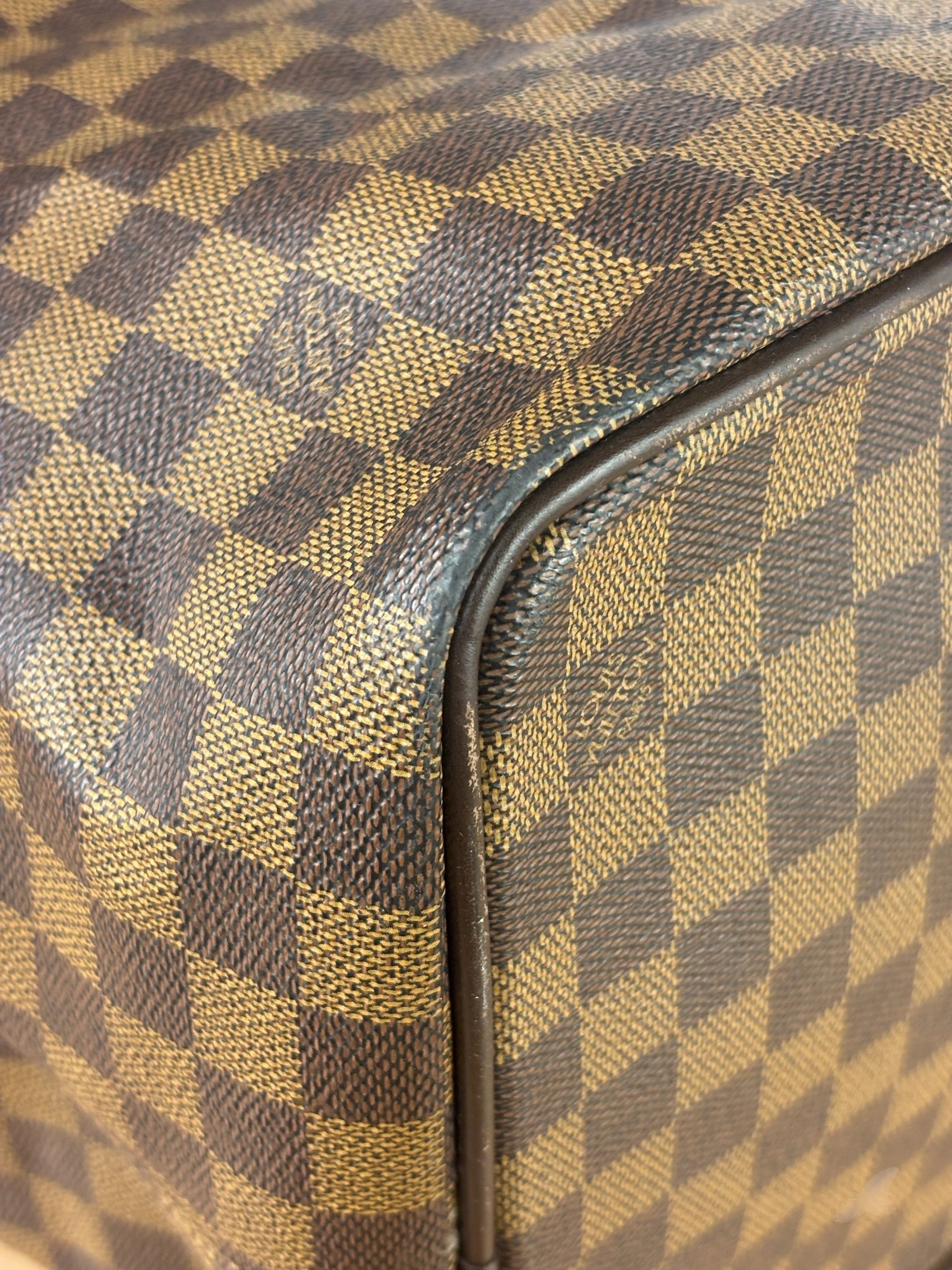 Louis Vuitton Damier Ebene Greenwich Travel Handbag GM