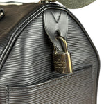 Louis Vuitton Black Epi Speedy 25