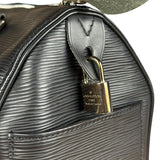 Louis Vuitton Black Epi Speedy 25