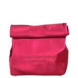 Alexander Wang Fuchsia Pink Satin Lunch Clutch