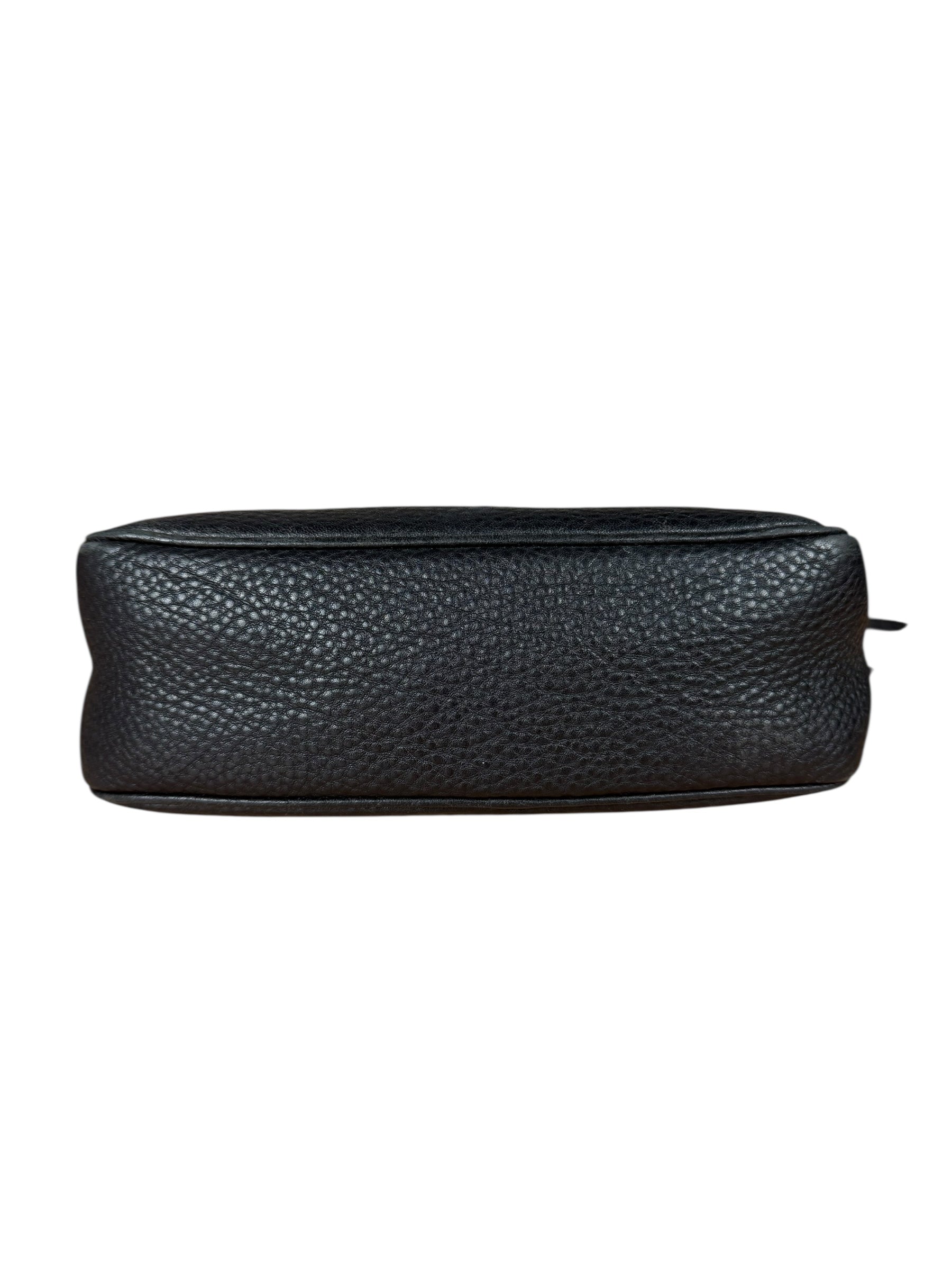 Prada Black Pebbled Leather Pochette