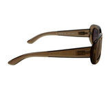 Gucci Translucent Grey Rectangular-Framed Sunglasses