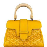 Goyard Mini Goyardine Soft Saigon Top Handle Bag Yellow