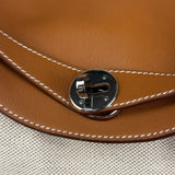 Hermes Toile Swift Canvas/Leather Lindy 30 Beige/Brown 2007