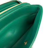 Chanel Green Lambskin Shoulder Bag 2018