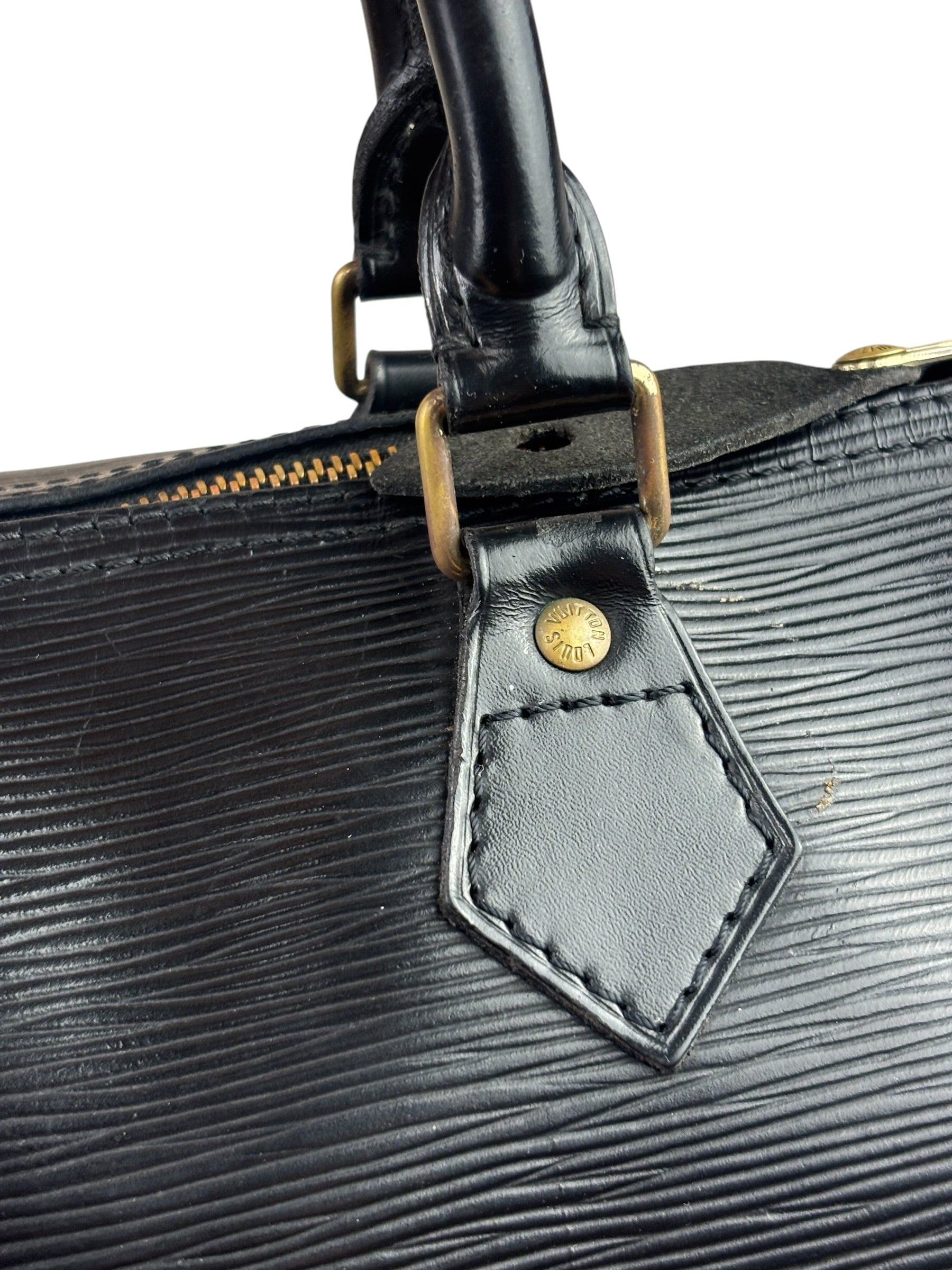 Louis Vuitton Black Epi Leather 25
