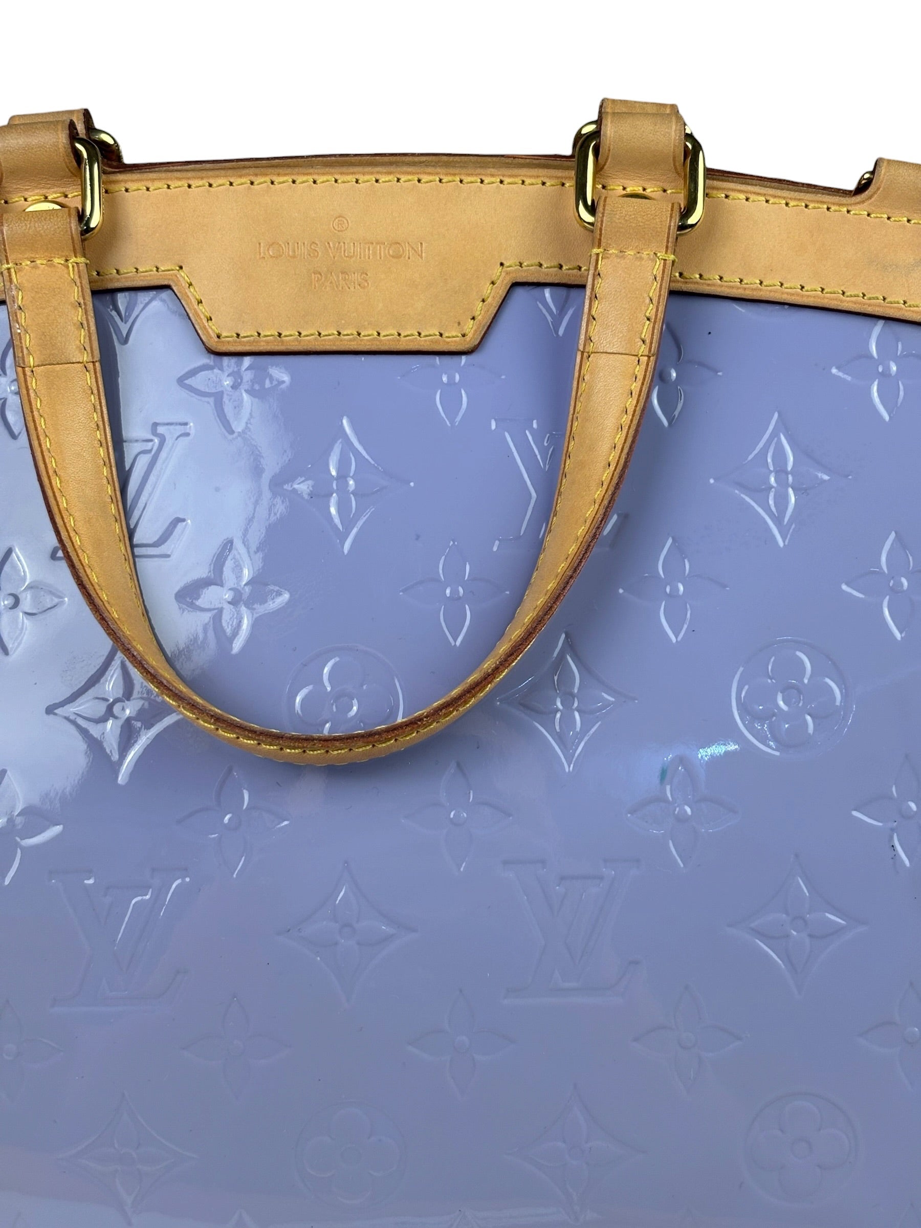 Louis Vuitton Lilac Vernis Monogram Brea Two-Way Bag