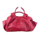 Loewe Dark Red Nappa Aire Leather Handbag