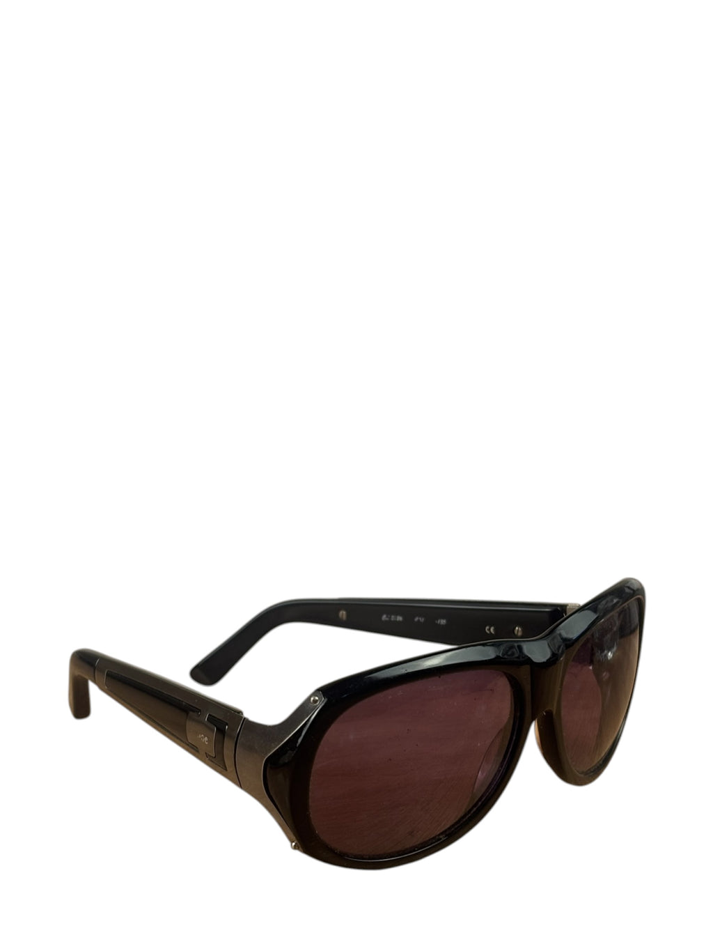 Chloe Black CL2119 Oversized Round Sunglasses