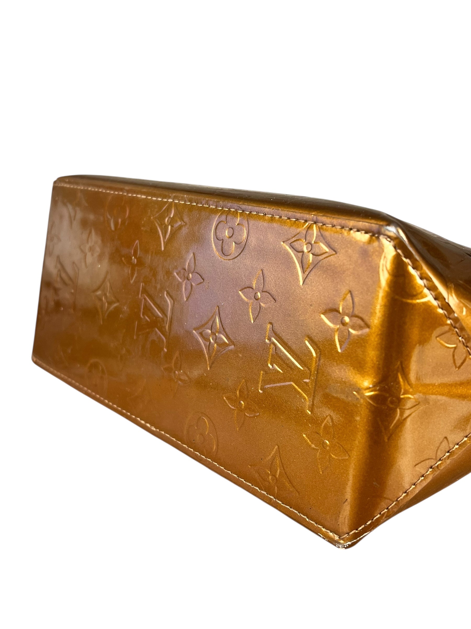 Louis Vuitton Monogram Vernis Bronze Reade PM