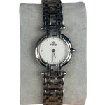 Fendi White Dial Stainless Steel Bracelet Wristwatch