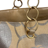 Chanel Camellia Raffia Tote 2004