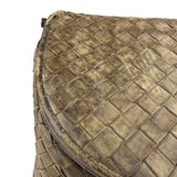 Bottega Veneta Brown Intrecciato Crossbody