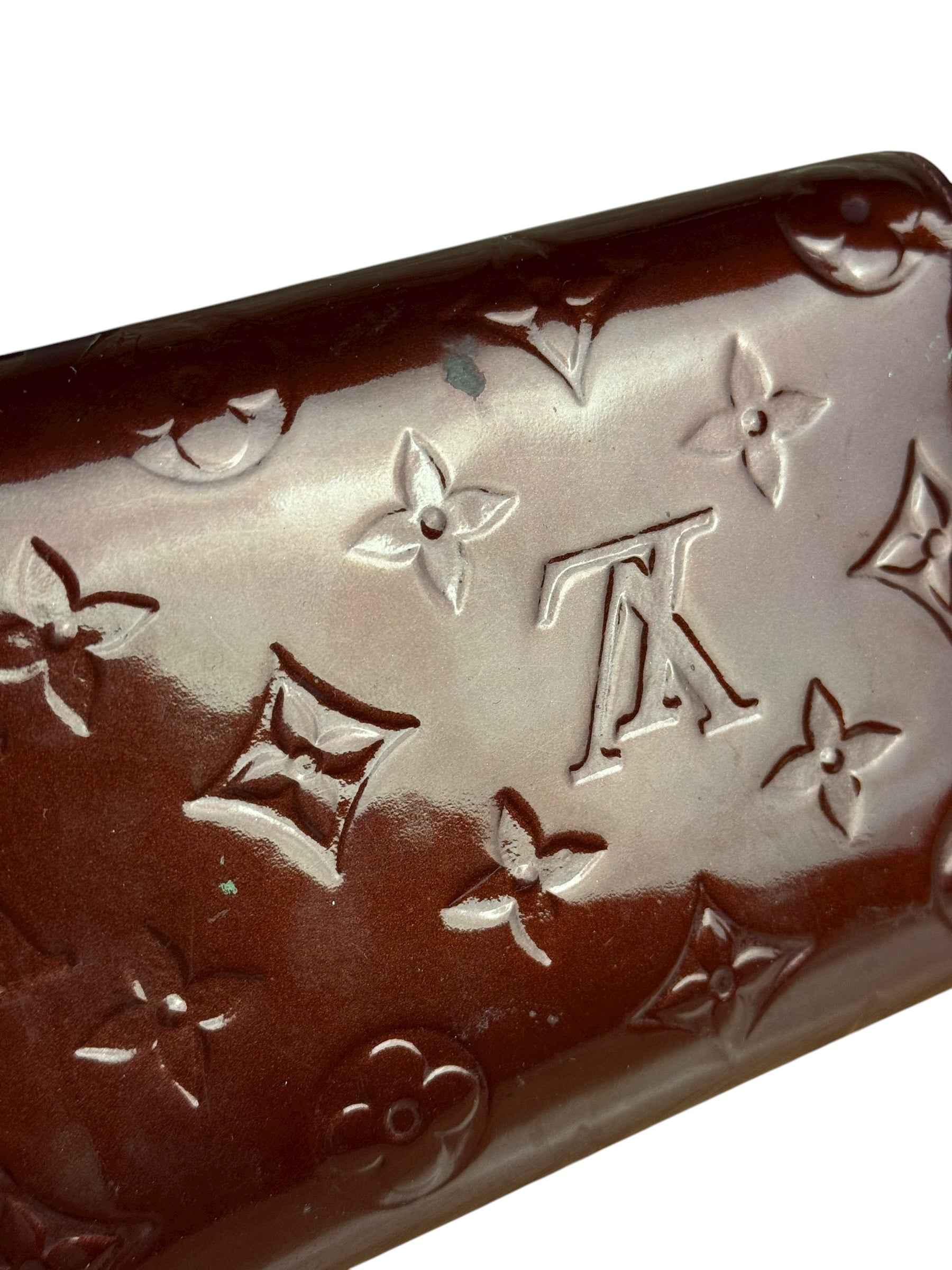 Louis Vuitton Monogram Vernis Long Wallet Amarante