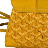 Goyard Mini Goyardine Soft Saigon Top Handle Bag Yellow
