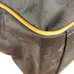 MCM Brown Nylon/Leather Visetos Monogram Shoulder/Tote Bag