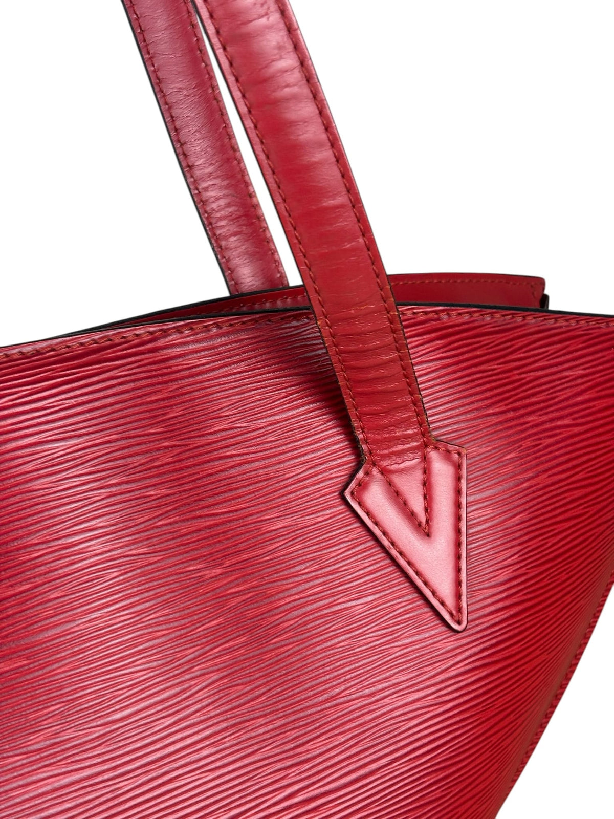 Louis Vuitton Red Epi Saint Jacques MM