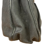 Fendi Bicolor Patent Leather Trim Mia Shoulder Bag