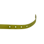 Bottega Veneta Bright Green Rubber Triangular Buckle Belt
