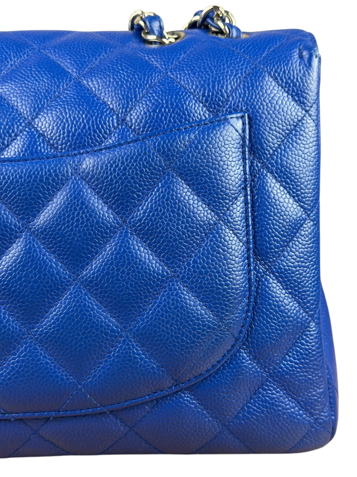 Chanel Royal Blue Caviar M Flap 2009