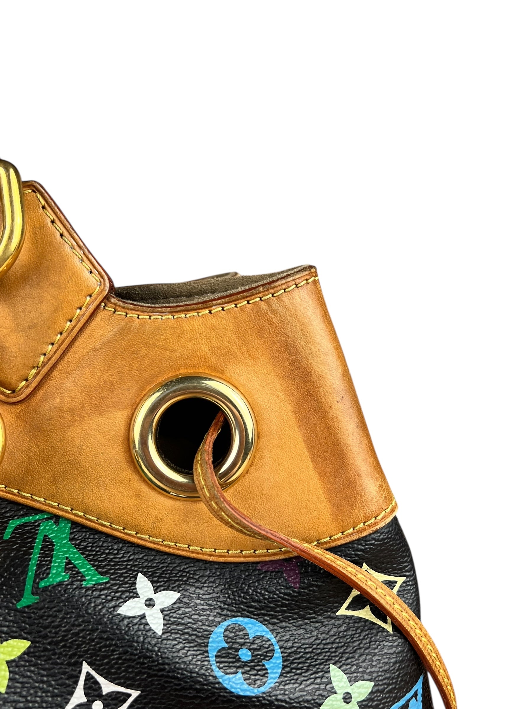 Louis Vuitton Black Murakami Ursula Handbag