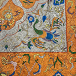 Fendi Silk Multicolor Textured Abstract Scarf