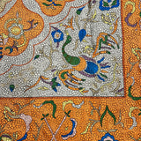 Fendi Silk Multicolor Textured Abstract Scarf