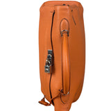 Hermes 2011 Orange Togo Leather Palladium Kelly 35