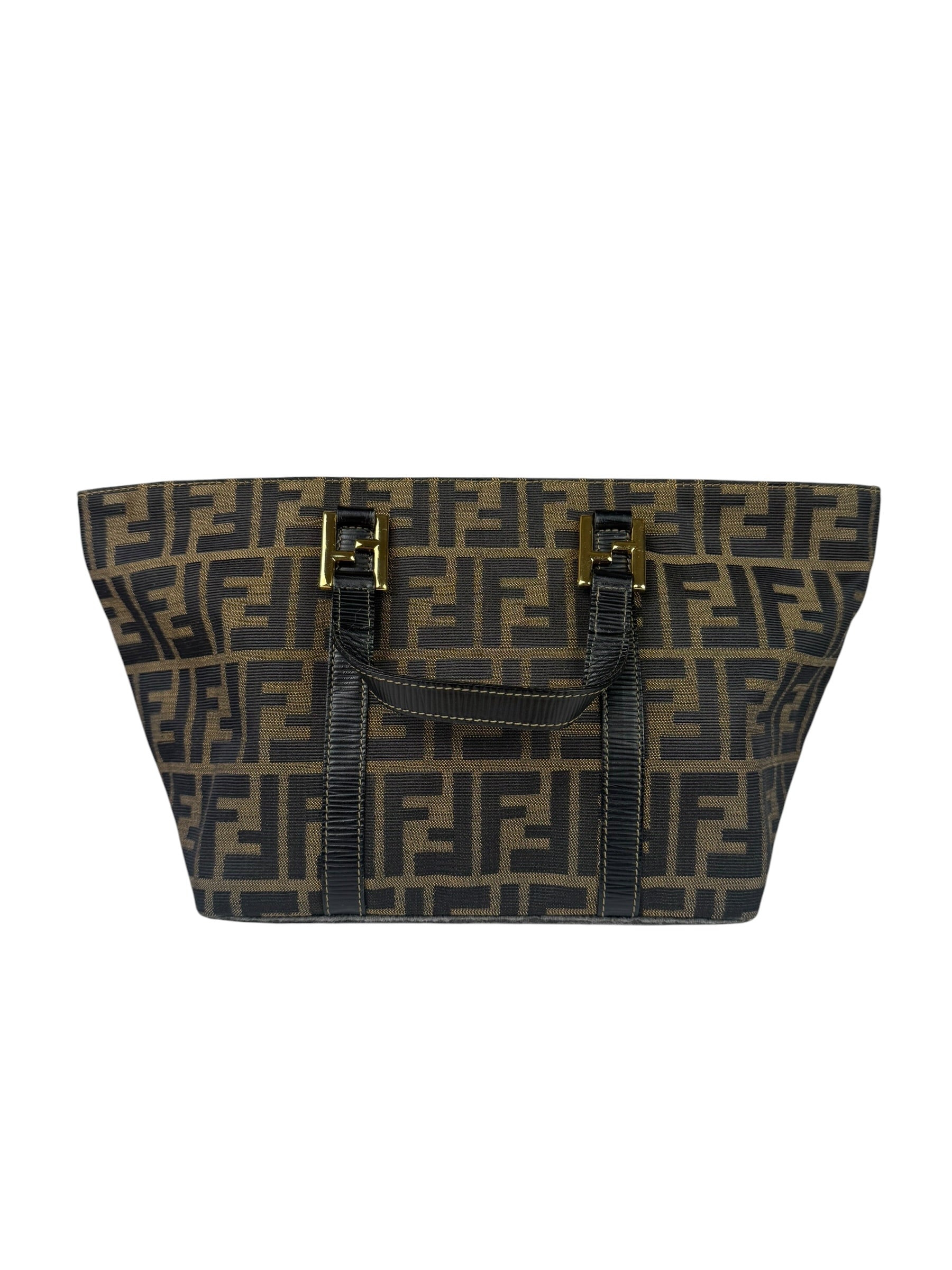 Fendi FF Vintage Zucca Print Top Handle Tote