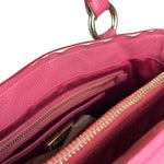 Miu Miu Pink Leather 2Way Tote Bag