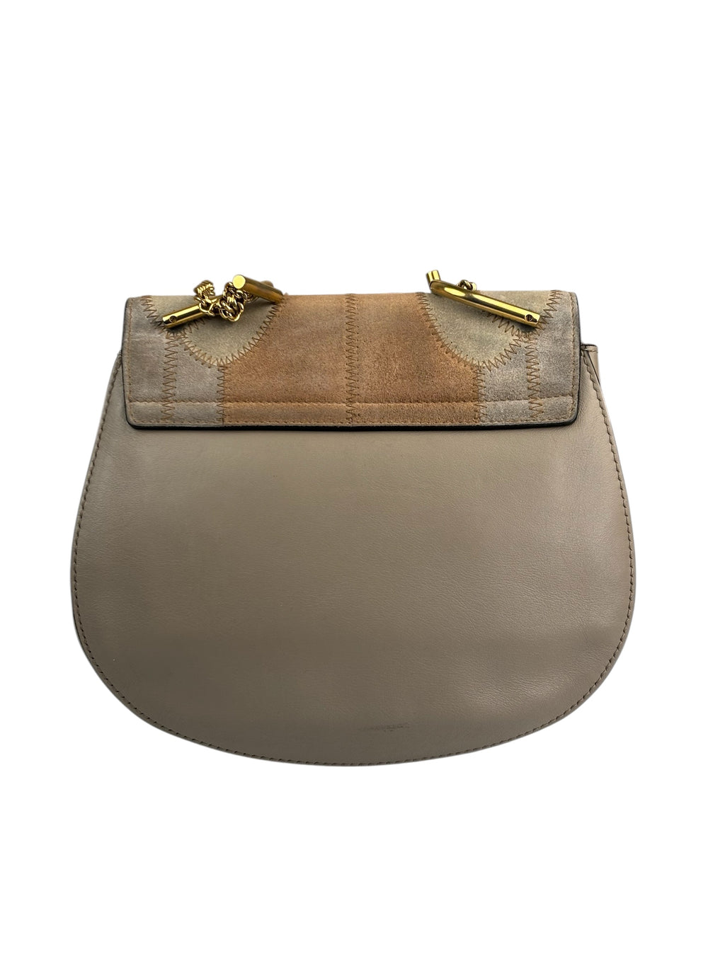 Chloe Patchwork Drew Suede Shoulder Bag