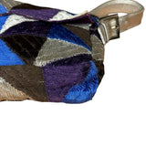 Fendi Vintage Embroidered Patchwork Baguette