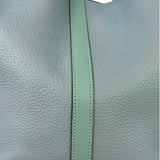 Hermes Blue Leather Picotin Lock 18 Bucket Bag