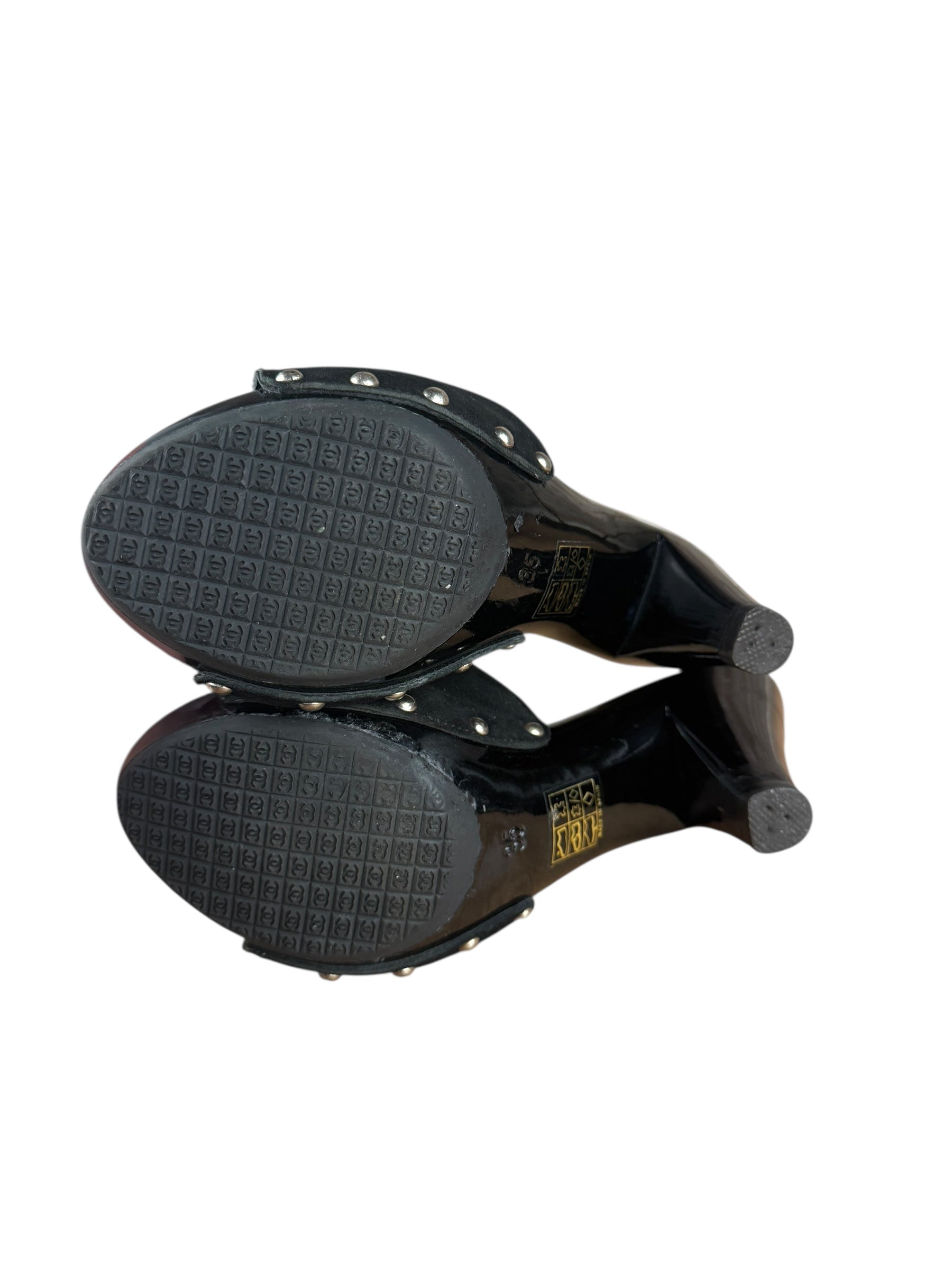 Chanel Y2K Logo Studded Heels