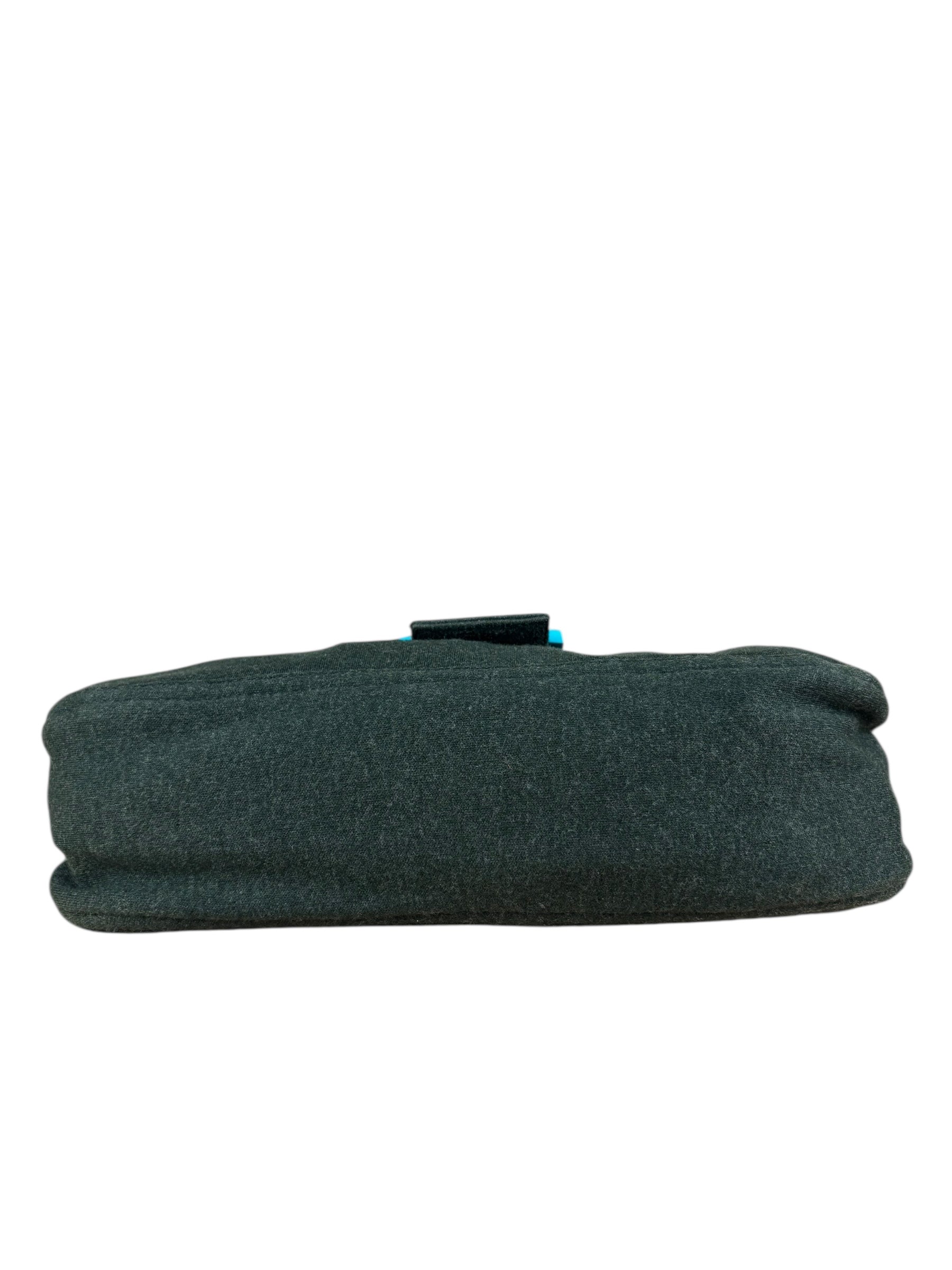 Fendi Green FF Cotton Baguette