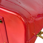 Louis Vuitton Apple Red Vernis Alma Handbag GM