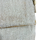 Fendi Vintage Beaded Baguette White