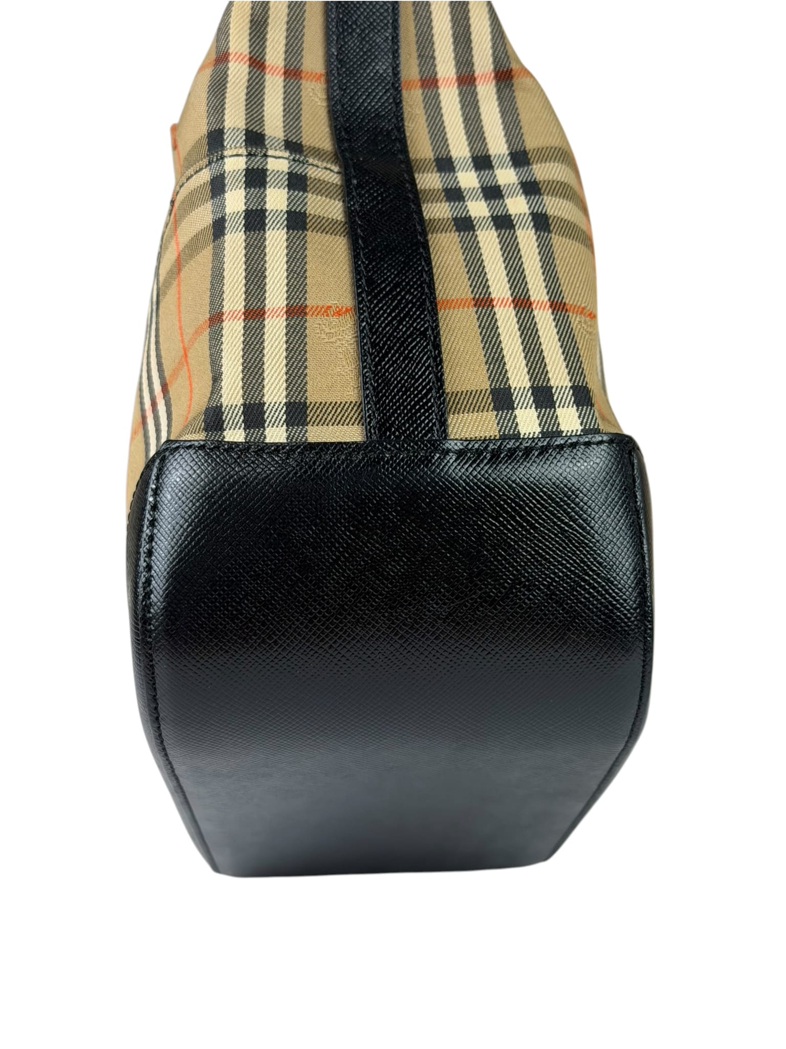 Burberry Haymarket Check Shadow Horse Canvas Shoulder Bag