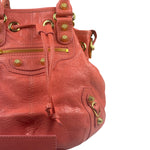 Balenciaga Pink Leather Agneau Small 21 Two-Way Bag
