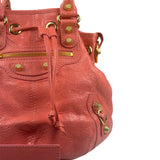Balenciaga Pink Leather Agneau Small 21 Two-Way Bag