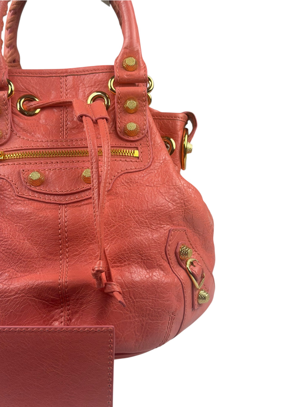 Balenciaga Pink Leather Agneau Small 21 Two-Way Bag