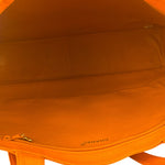 Chanel Vintage Orange Caviar Leather Tote 1989
