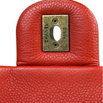Chanel Red Quilted Caviar Leather Timeless Shoulder Bag 2012