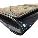 Yves Saint Laurent Black Patent Leather Belle De Jour Clutch