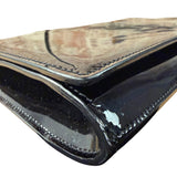 Yves Saint Laurent Black Patent Leather Belle De Jour Clutch