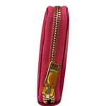 Yves Saint Laurent Pink Leather Zip Around Long Wallet
