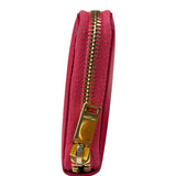 Yves Saint Laurent Pink Leather Zip Around Long Wallet