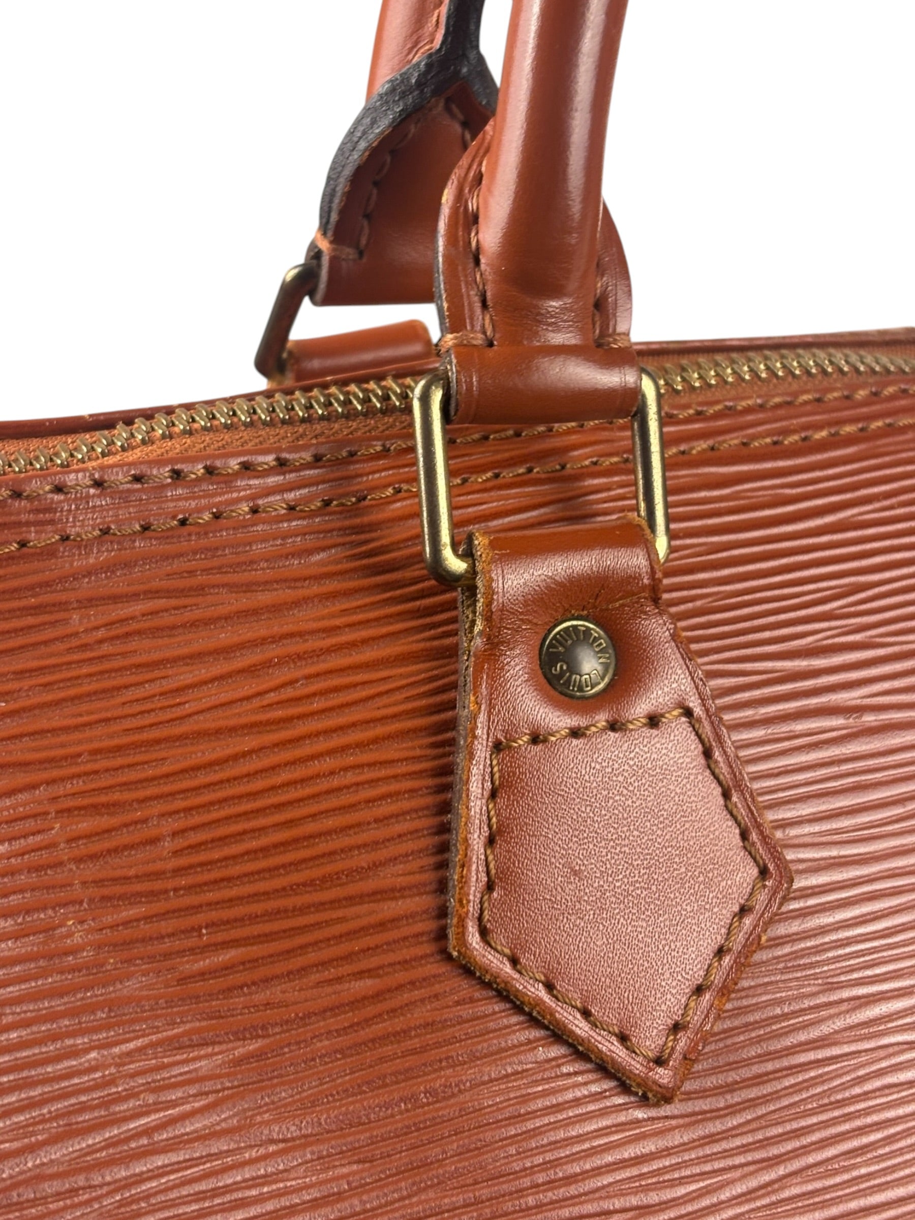 Louis Vuitton Brown Epi Speedy 30