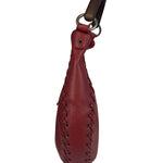 Christian Dior Red Leather Ethnic Hobo Bag